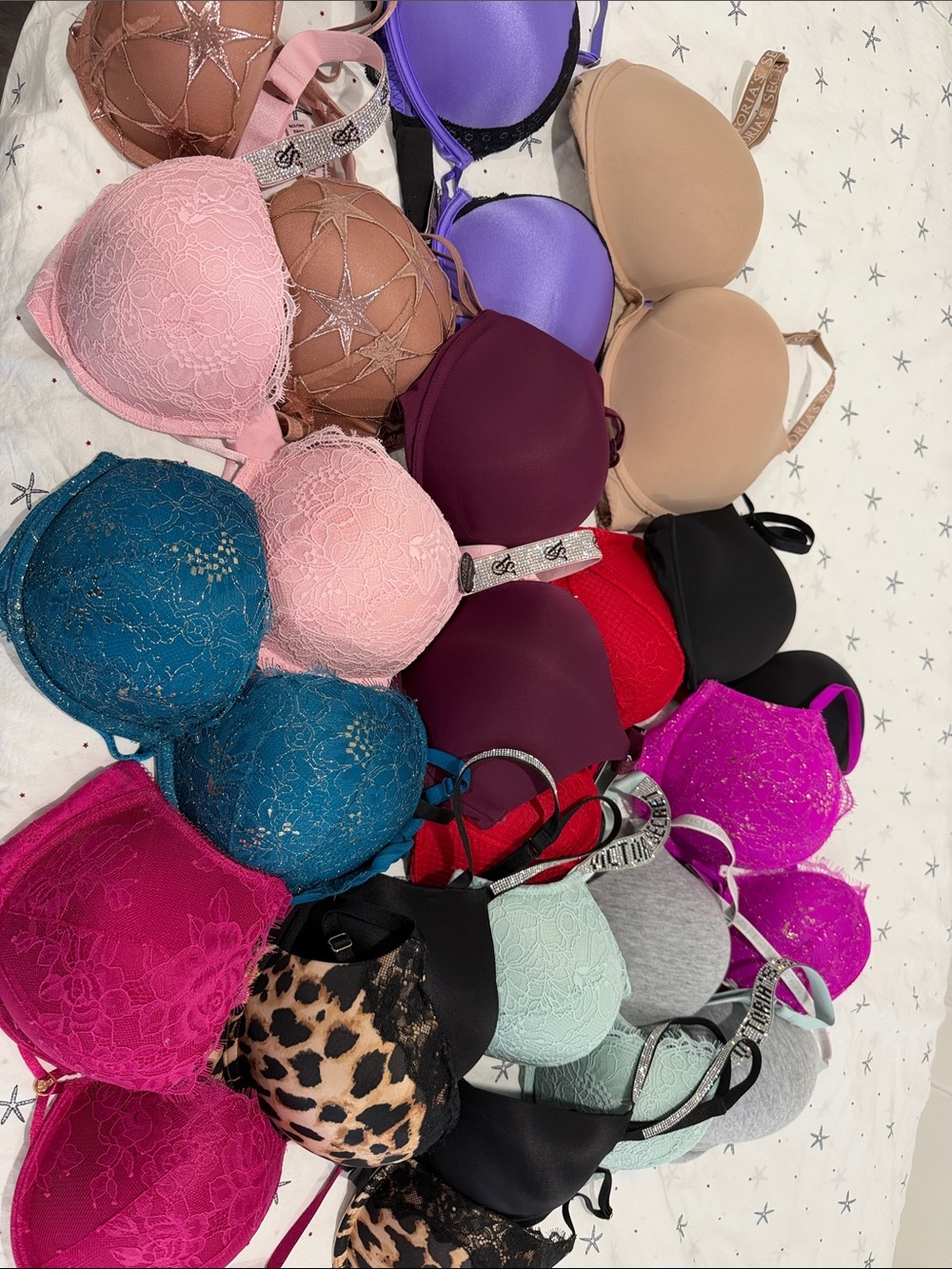 Mixed Lace & Smooth Bras Pack - Assorted Colors